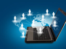 Business professionals collaborating across borders, representing global outsourcing, nearshoring, and offshoring strategies for diverse industries and business functions