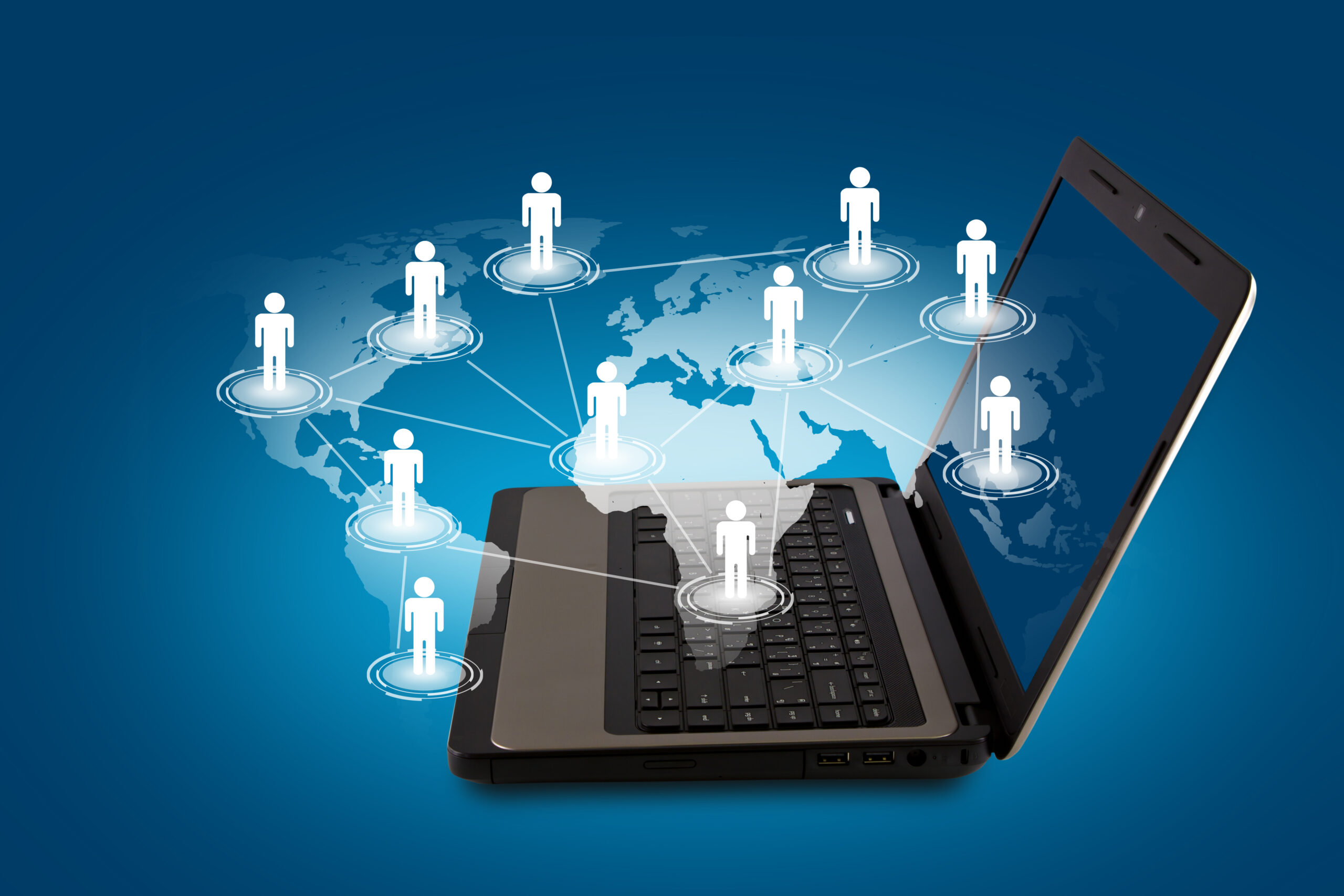 Business professionals collaborating across borders, representing global outsourcing, nearshoring, and offshoring strategies for diverse industries and business functions