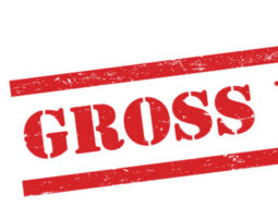 Bold red graphic with the words “Gross Margin” in distressed capital letters, symbolizing financial performance and profitability in business strategy.